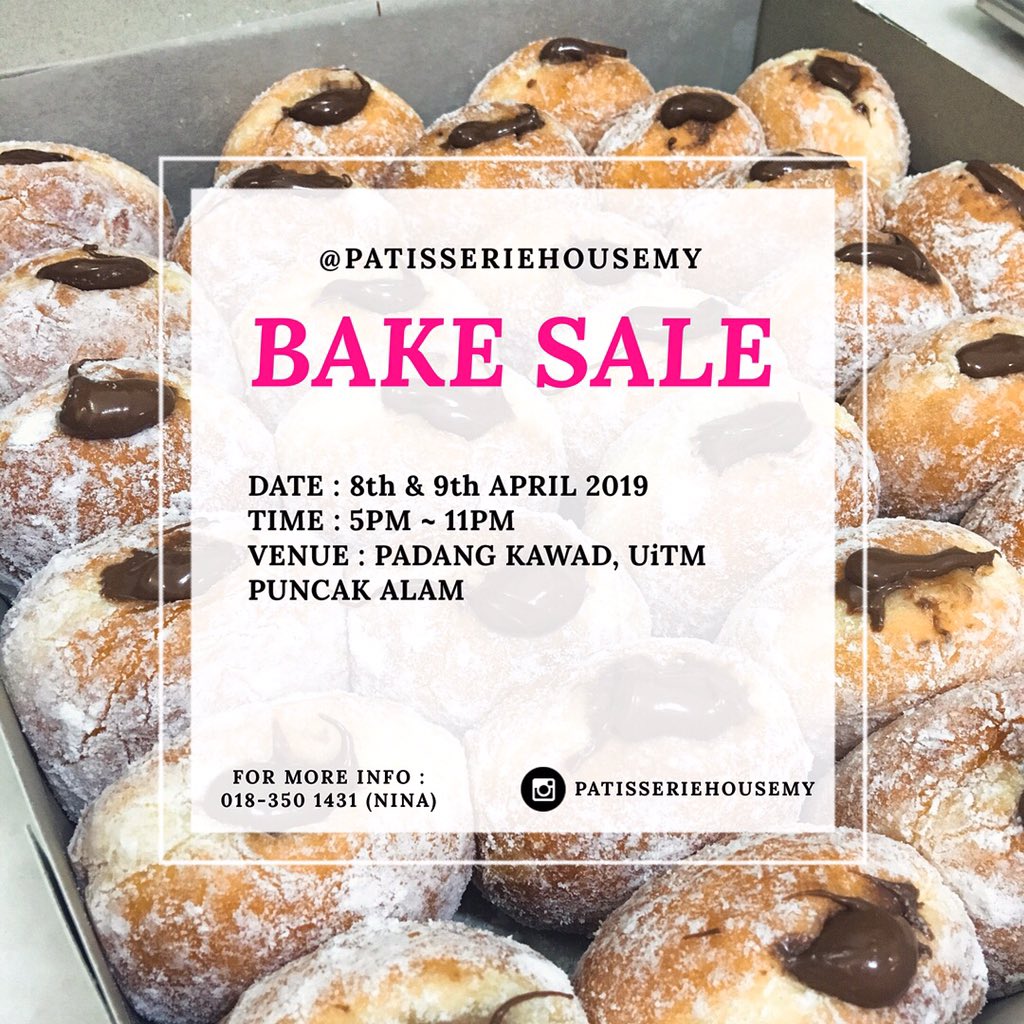 ninahamid96's tweet image. Good news to all the Palamians! We’ll be there for Bake Sale on 8th &amp;amp; 9th April 2019! Save the date and bring along your friends! Guess what we’ll be selling there? 😋🤔
#UITMPUNCAKALAM #BOMBOLINI
