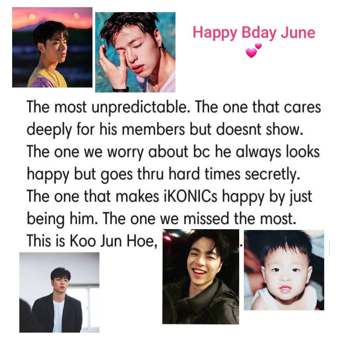 Gaizen14's tweet photo. Happy June day everyone ❤️❤️
#ikonic #ikonindia #JustForJunhoeDay #HappyJuneDay #ikonjunhoe #ikonicforever https://t.co/2JrDsmRAo5