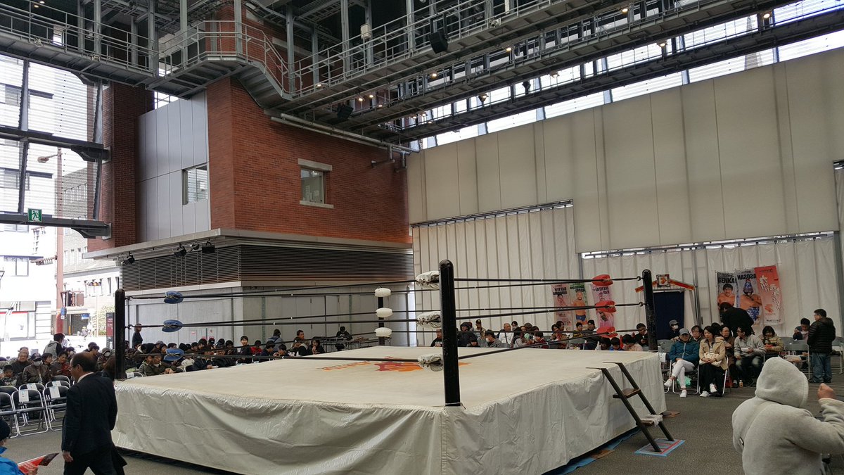 𝒌𝒖𝒐𝒏 プロレス観戦 九州プロレス 久留米 六角堂広場