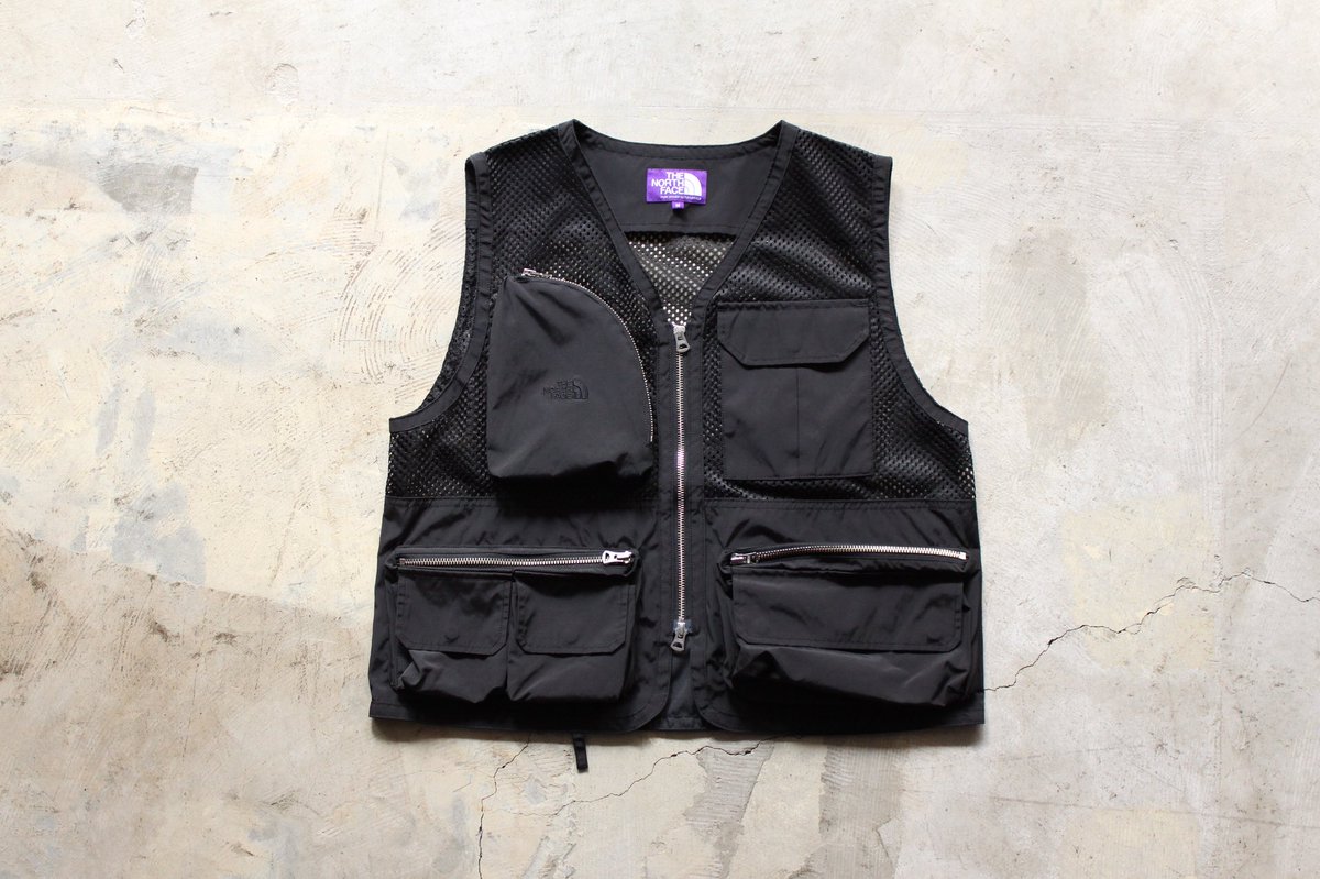 the north face purple label mesh angler vest