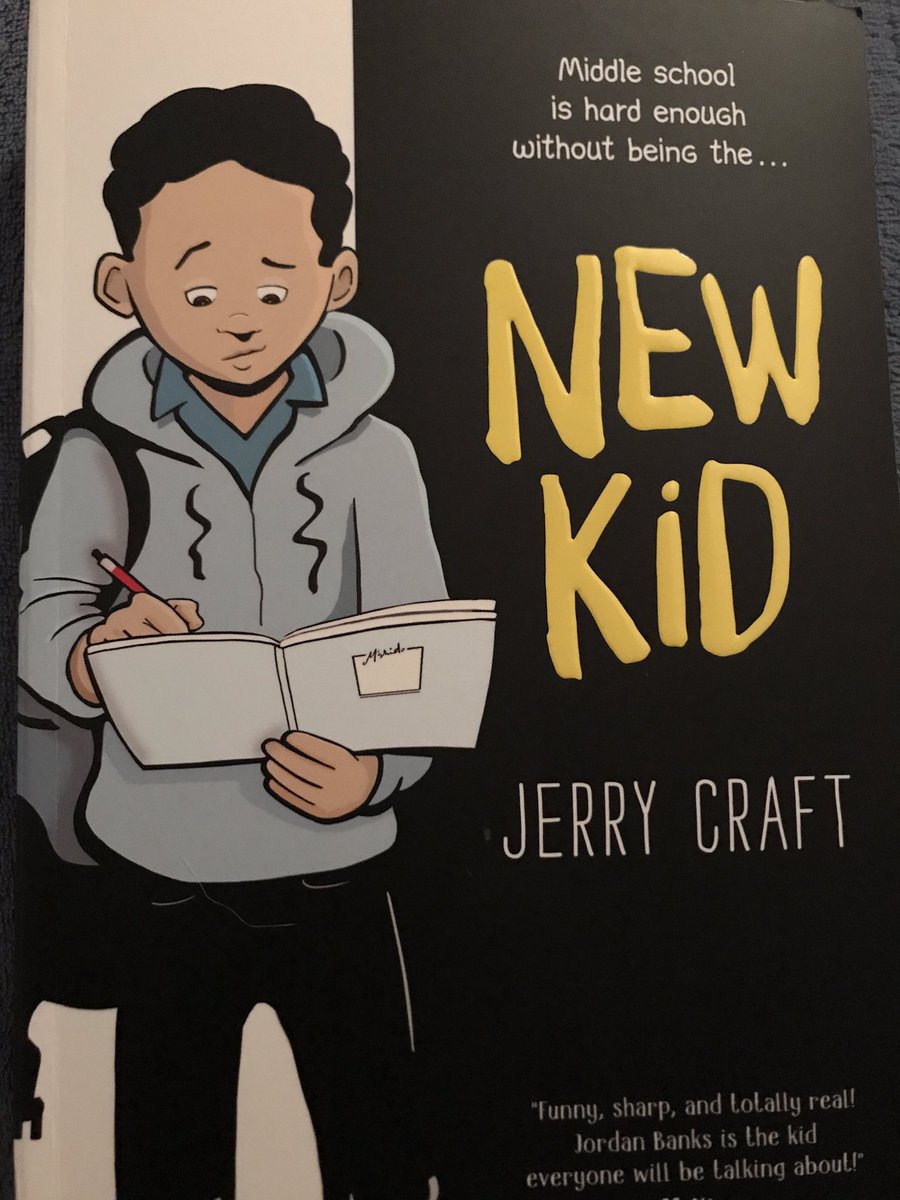 MsPyburn's tweet image. So many messages in the “New Kid”! Do we, as teachers, push ourselves out of our box in order to feel uncomfortable and ‘special’, like many of our students do? Are we valuing their names, and in turn, their identities? #ItIsNotJustAName I LOVE THIS BOOK!