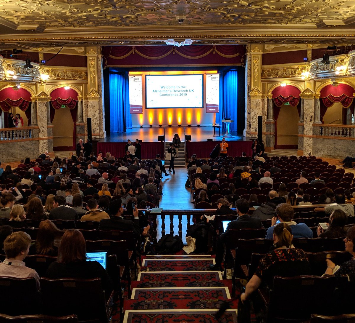 AlzResearchUK's tweet image. We’re proud to welcome researchers from around the world to our 2019 Research Conference in beautiful Harrogate! Today everyone is under one roof to share ideas and make connections to achieve one goal; a world free from dementia.

Follow the conversation #ARUKconf