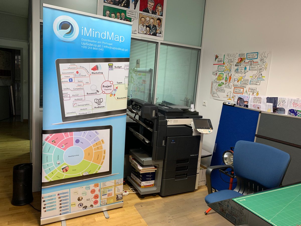 UpSideUp_PT's tweet photo. Just arrived at UpSideUp this morning! The new iMindMap roll-up, to help to promote iMindMap and UpSideUp as the distributor for Portugal of OpenGenius amazing products!
#upsideup #visuals #mindmapping #imindmap #droptask https://t.co/kXKKv6cp6P