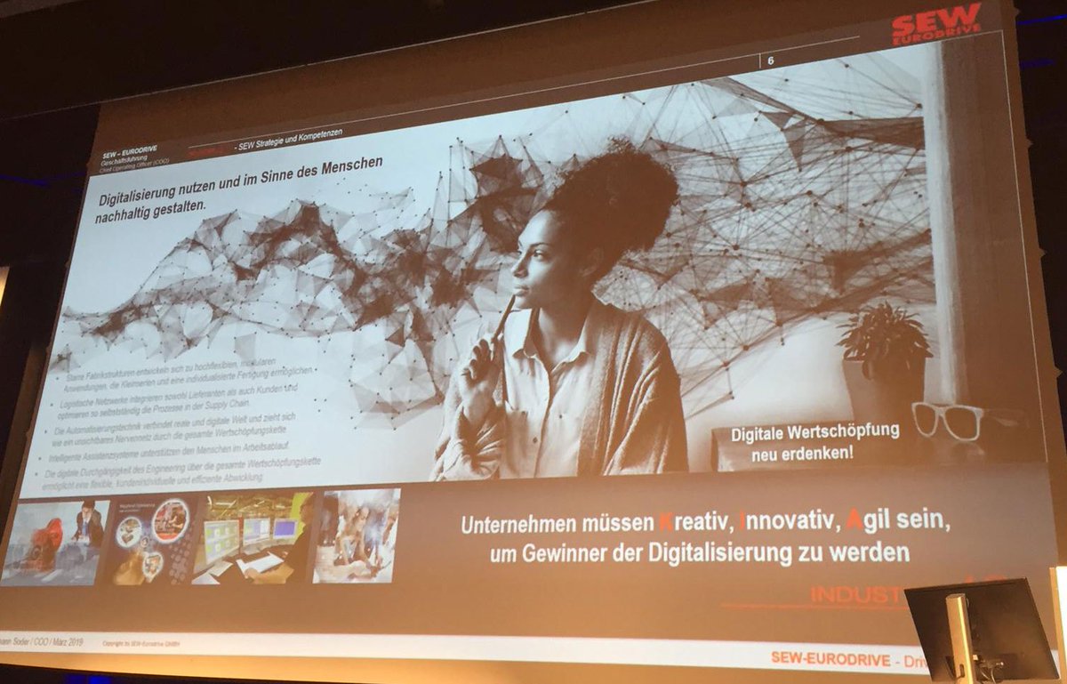 VDMAonline's tweet photo. Johann Soder, #SEW Eurodrive auf dem #GETPRO Kongress der #FVA beschreibt die Arbeitswelt und Getriebefertigung von morgen und sieht Produktivitätsgewinne von bis zu 50 % https://t.co/lkzHuSYrHX