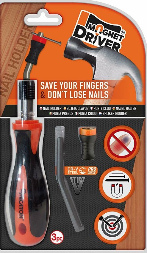 NEW PRODUCT ! A clever addition to the Magnet Driver range the Nail Holder ! Only £ 15.00 in stock and FREE SHIPPING 👍🏻