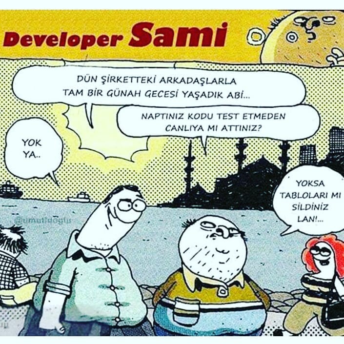 BilgiYazan's tweet image. Bu çılgınlıkları yapan var mı? 😁
#BilgiYazan #YazılımEğitimlerininDoğruAdresi #Eğitim #Danışmanlık #yazılım #yazılımeğitimleri #bursa #mizah #software #code