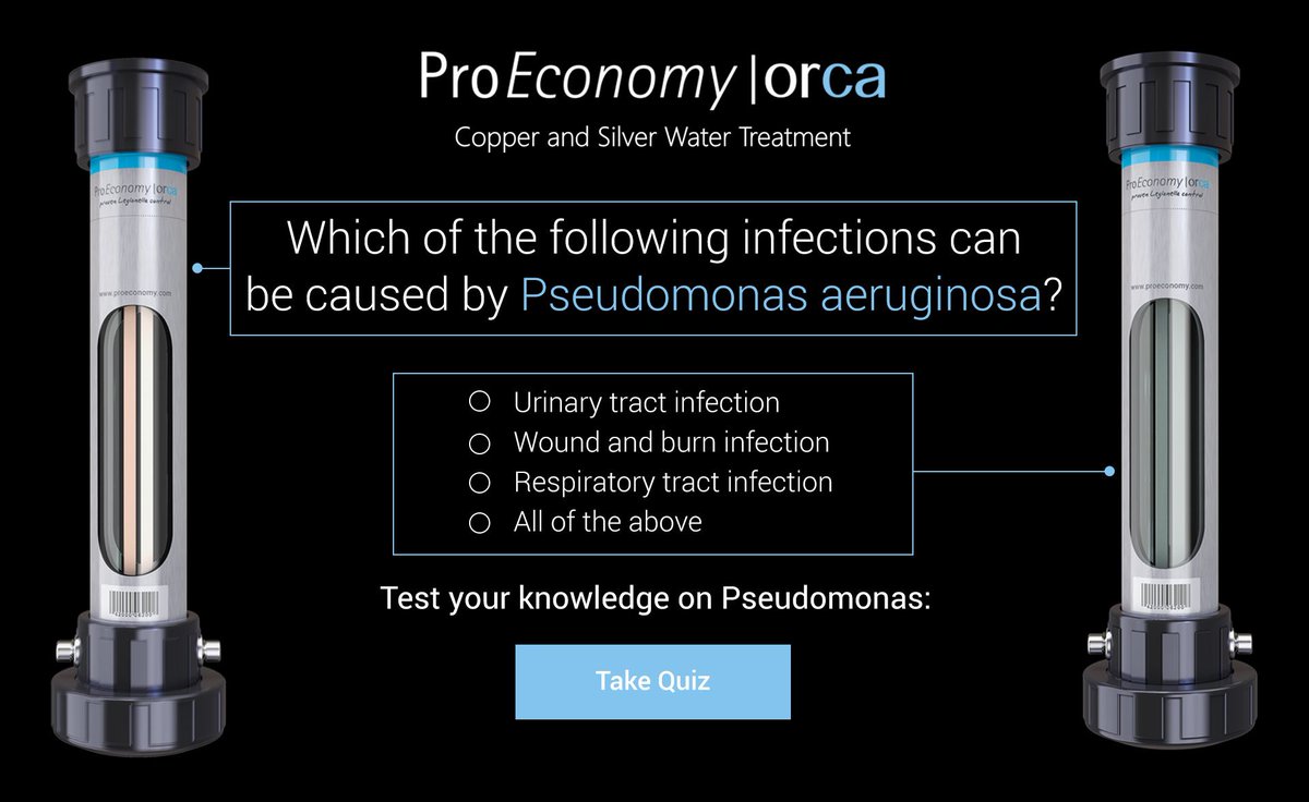 ProEconomyLtd's tweet photo. Do you want to find out more about Pseudomonas aeruginosa? 
Take our brand new Pseudomonas quiz to test your knowledge and find out more about this bacterium. https://t.co/Adymp3Ryzc #pseudomonas #quiz #bacterium #pseudomonasaeruginosa #watertreatment #proeconomy https://t.co/D6x40S1fQl
