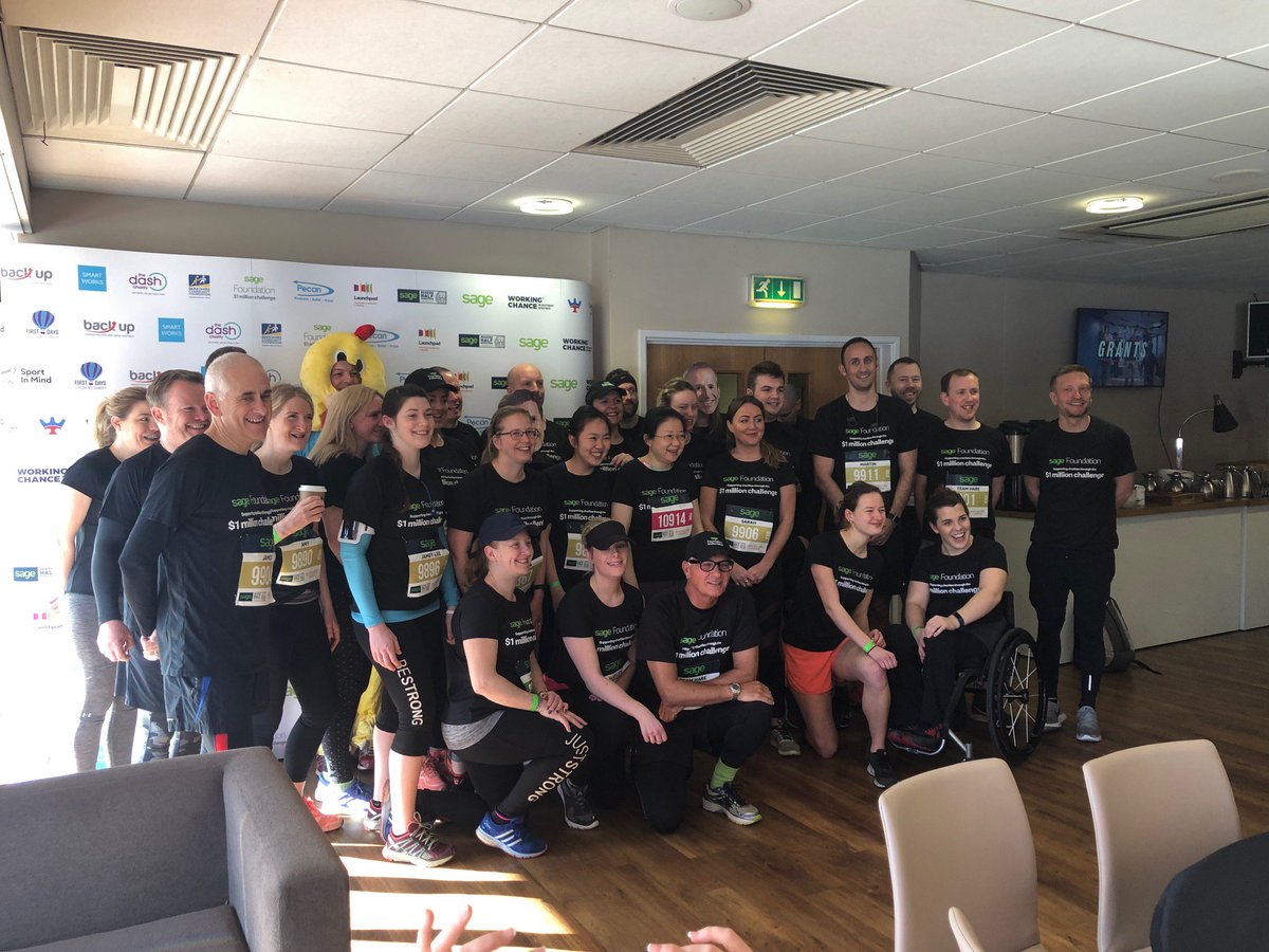 Mysoft_ltd's tweet photo. So proud of our #MysoftRunners team! They all completed the #SageReadingHalfMarathon on Sunday and raised a phenomenal £1,690 for @TheStrokeAssoc. Thanks to @sagefoundation for looking after our team so well and @emcdirect for organising the day, you're a star! https://t.co/Po49CBGL0q