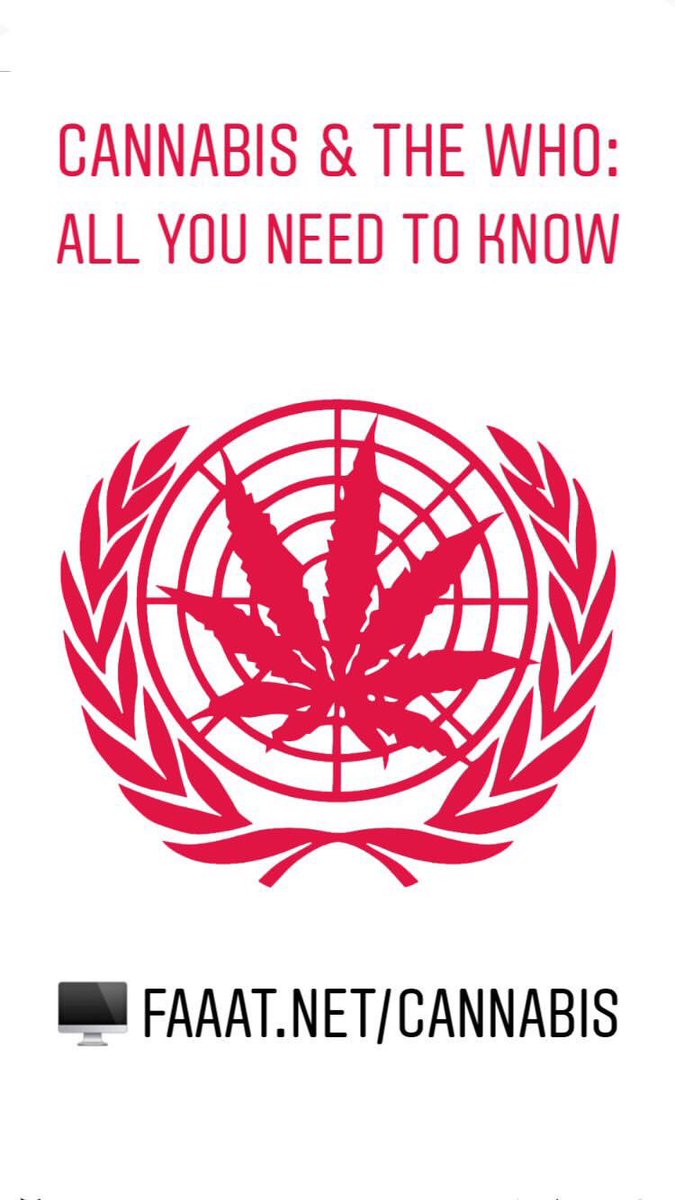 FAAATnet's tweet photo. Today, the @UN Commission on Narcotic Drugs takes action on the @WHO Cannabis review outcome from #ECDD40 #ECDD41 - Expected result is a vote postponed to the December session of the Commission @CND_tweets #CND2019 #CND62 https://t.co/M2dBEWhjIc