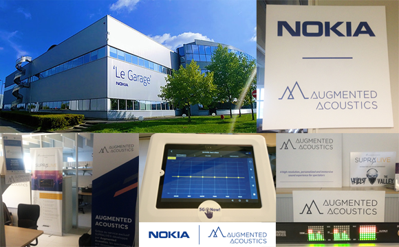 StephaneDufosse's tweet photo. Aujourd'hui, nous fêtons les 5 ans du GARAGE de @nokia où @A_Acoustics  a à présent ses bureaux dans le cadre de la migration de SupraLive en 5G. Nous sommes partenaires de @NokiaBellLabs depuis le tout début ! 🎂 #Celebrate5G #SupraLive5G @NokiaGarage https://t.co/5IDg0rj92W