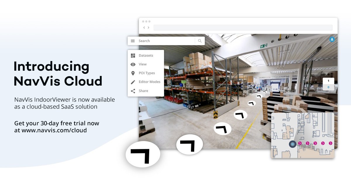 NavVisOfficial's tweet photo. NavVis Cloud is here! Our flagship software NavVis IndoorViewer is now available as a cloud-based Software-as-a-Service solution. Sign-up now for your 30-day free trial: https://t.co/uPTn3mxUZq

#laserscanning #pointcloud #BIM #Cloud #SaaS https://t.co/NcO2NpqmUV