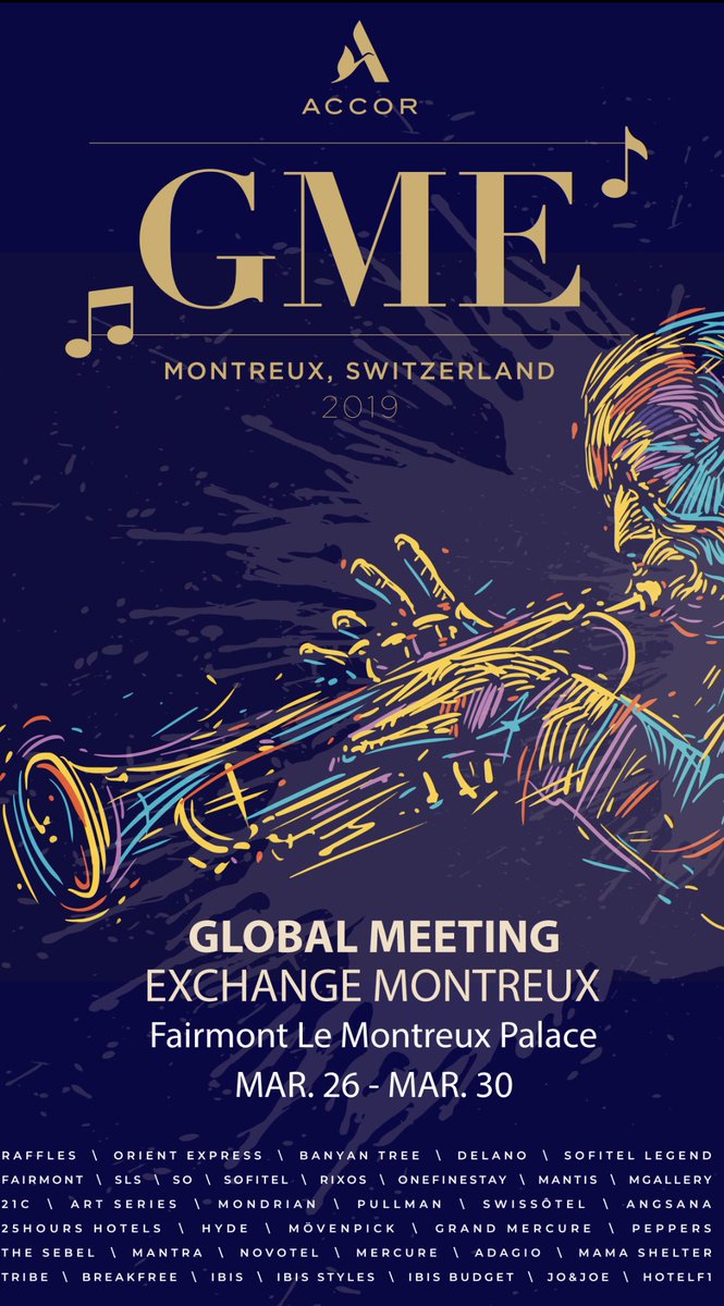 AMINA_Benta's tweet photo. Looking forward to attending #GME2019 with the lovely team @AccorHotelsUKME @MontreuxPalace @Accorhotels in the beautiful #lakegeneva @montreuxriviera @InspVenues https://t.co/xTVGMtJF0O
