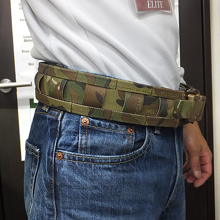 オードナンス ピストルベルトモールシステム 二重構造のガンベルトです