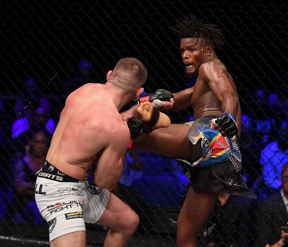 EFCworldwide's tweet photo. KOs, submissions and massive wars, #EFC77 had it all! Take a look back at the epic night in photos.
Brought to you by @EasyEquities. https://t.co/y2zp4pj6ud
