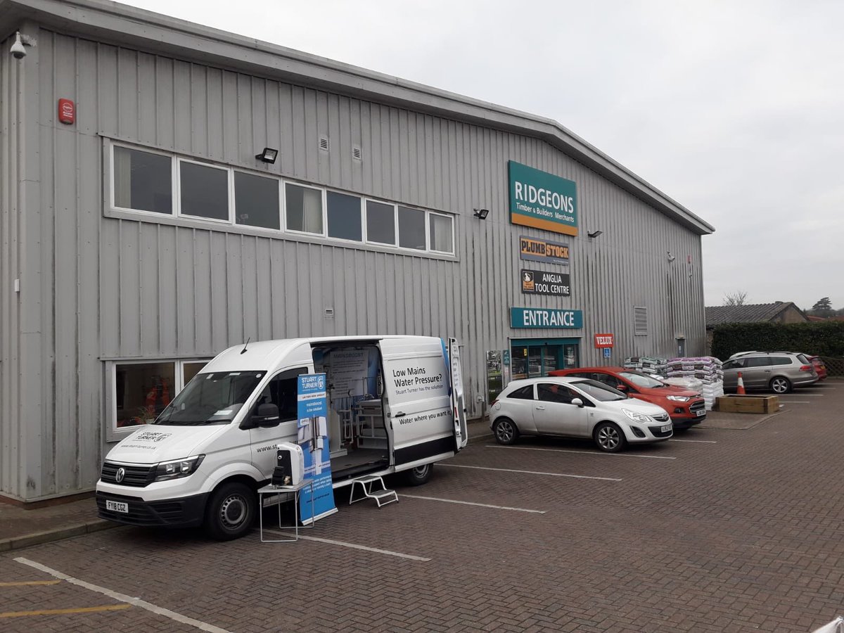 StuartTurnerLtd's tweet photo. @PlumbStockTrade, Newmarket - come for a live demonstration of #Mainsboost #iBoost and #Stuart whilst tucking into a fresh bacon roll! https://t.co/1jP6dlF93t