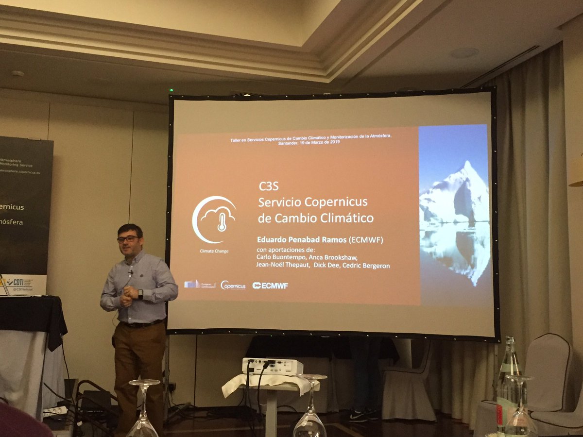 m_parrington's tweet photo. .@edupenabad presenting the #Copernicus #Climate Change Service (C3S https://t.co/4xvPKKm3GE) at the #CopernicusInfoSession in Santander this morning  @DirComSodercan @unican @CopernicusECMWF @ECMWF @CopernicusEU https://t.co/sGbuFWhJEf