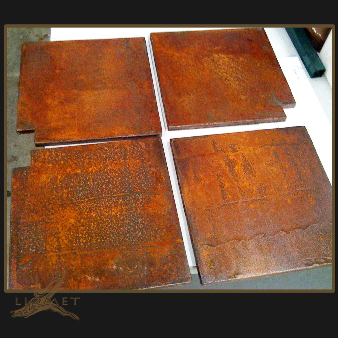 Liqmet's tweet photo. Beautiful iron rush finish on MDF board #rustfinish #Liqmet https://t.co/v3LXLzTp1z