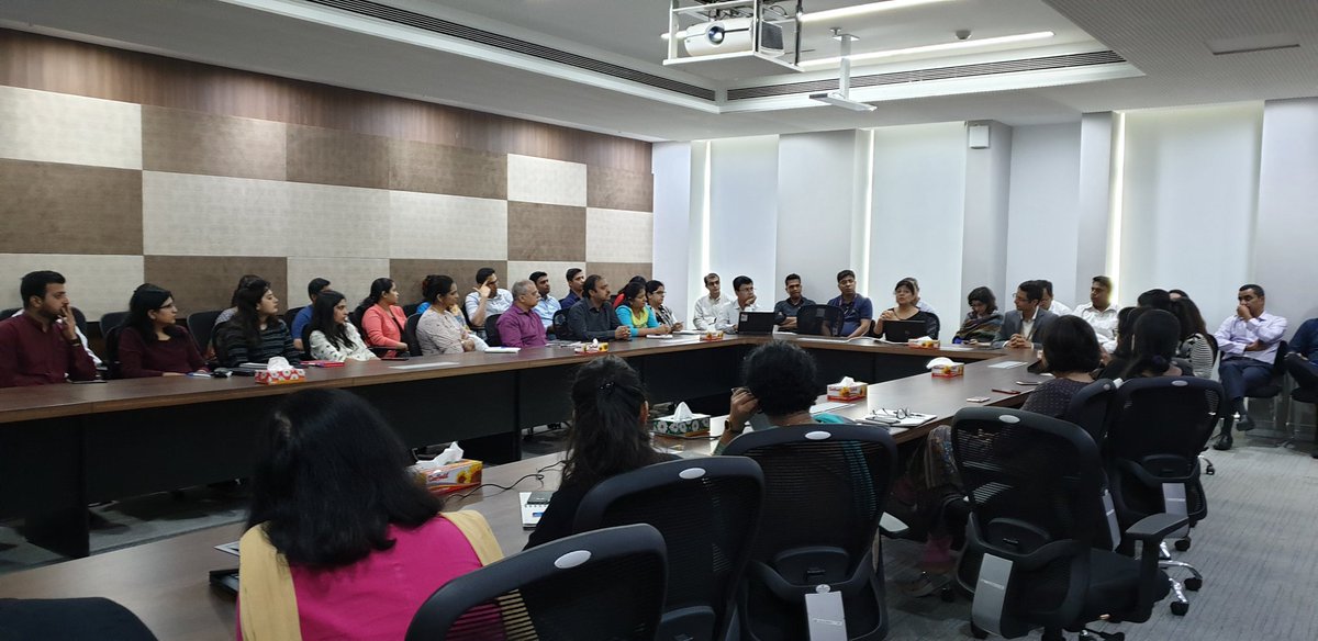 Immersed in the fascinating world of #AI...inhouse training for our employees at @nasscom Thanks @NasscomFS @amitrmaggarwal for organizing a very interesting session.