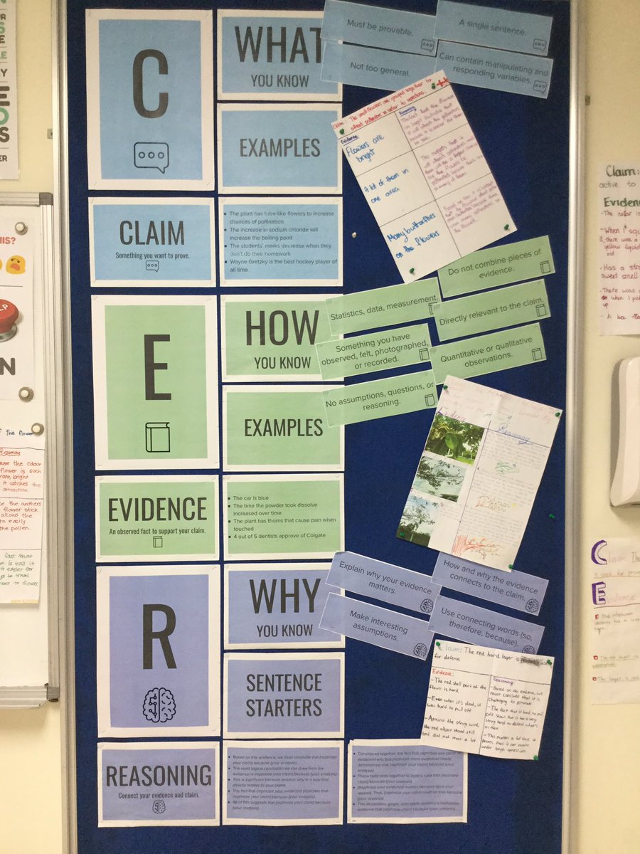 TanKHuynh's tweet photo. Visited a MS science class. They use CER to teach academic writing. This is how we can make science language visible. #esl #esol #tesol #ellchat #ell #eld #education #mypchat https://t.co/fHP28pwvfP
