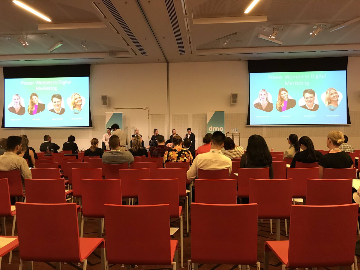 ClickTips's tweet photo. I wish the Women panelists were mixed in with the other panels, rather than a session at 5.30pm on the second day #dmac2019 https://t.co/bXesnX1eat