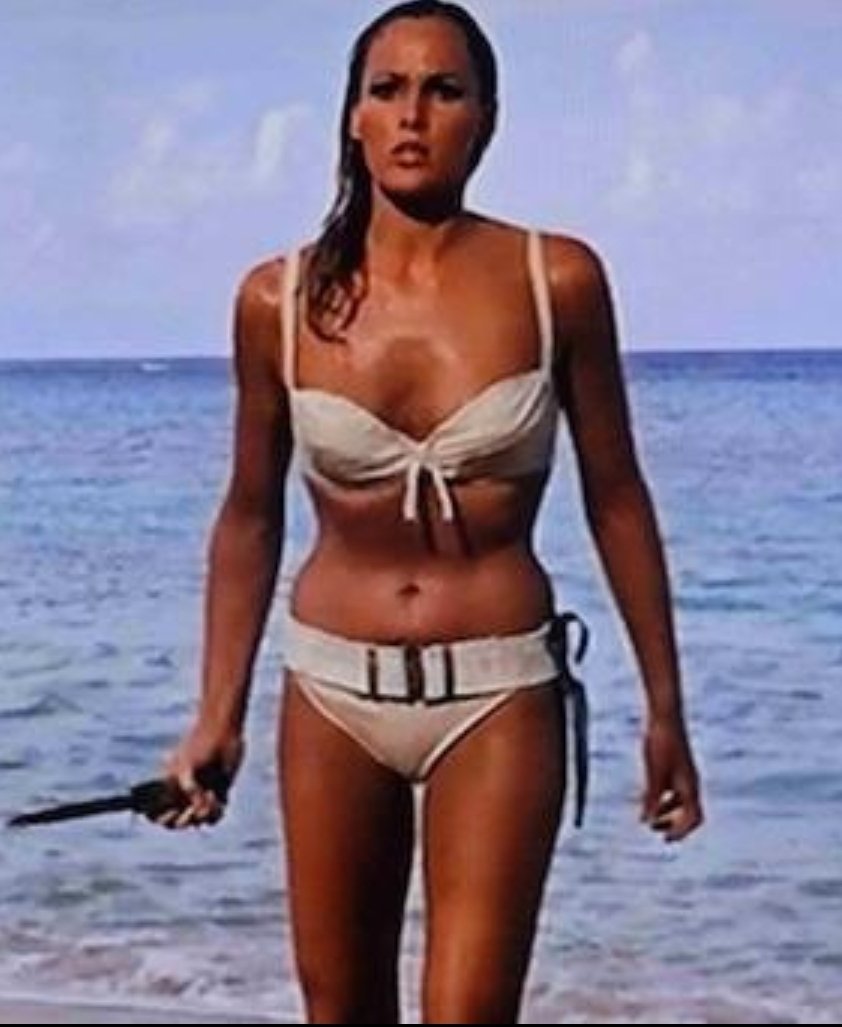 Happy birthday Ursula Andress, 83 today
Best known as Honey Ryder in Dr No 1962    