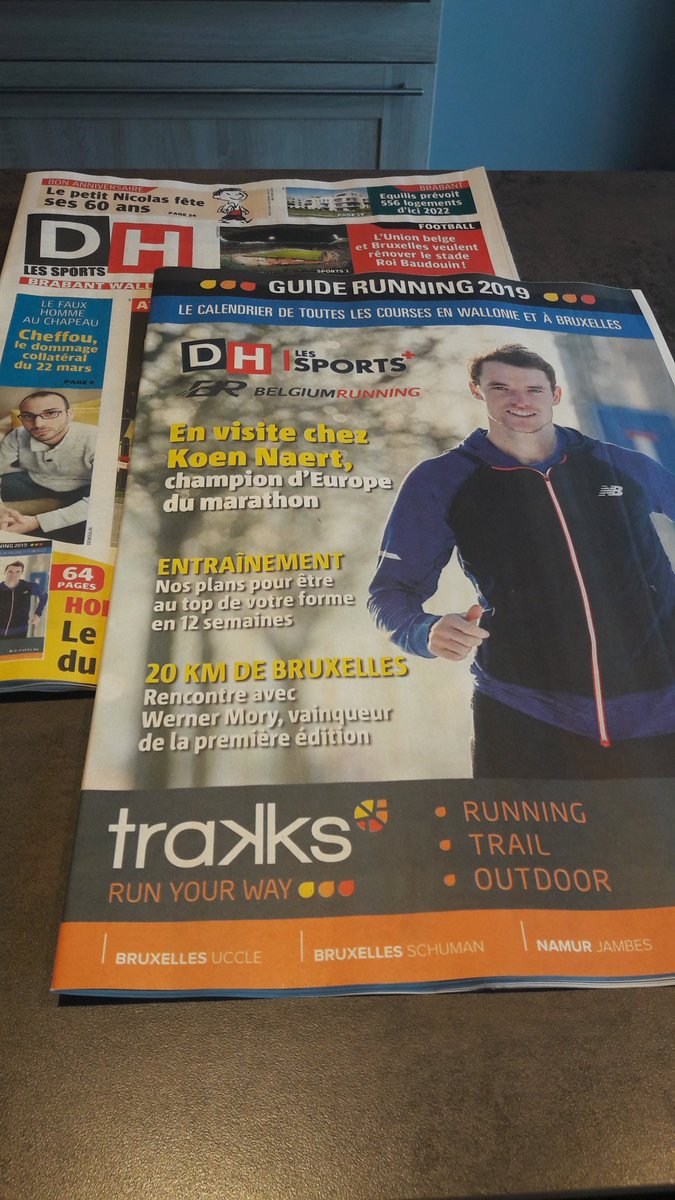 jmgheraille's tweet photo. Pour les nombreux amateurs de running de tous niveaux, le guide 2019 de 64 pages est dans la DH. C est gratos 😉 #running #naert #20kmBruxelles #ladh #marathon #Preparation https://t.co/dmiXMzKjaZ