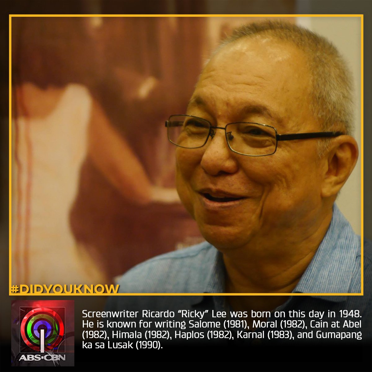 Happy birthday to Ricky Lee!

What\s your favorite line from his films? 