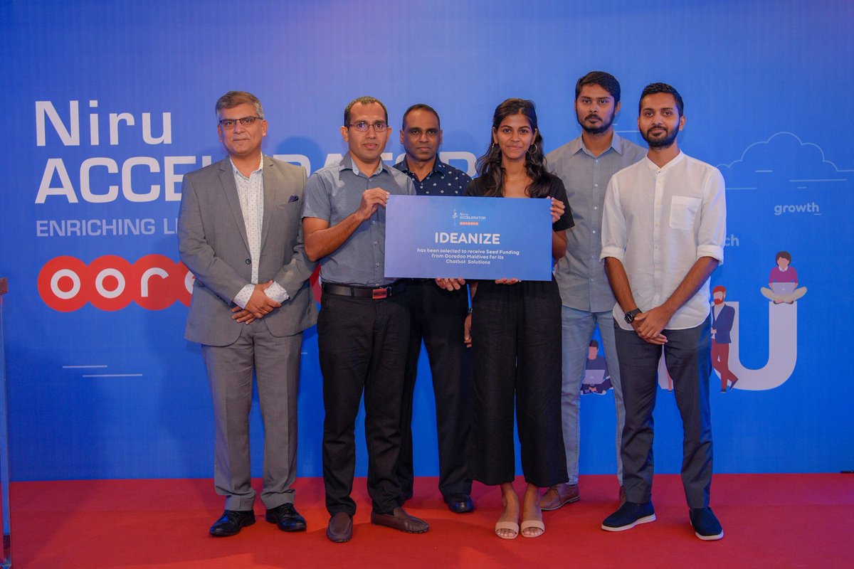 NiruAccelerator's tweet image. Congratulations to all the three teams, Team B2B Maldives, Team Kun&apos;bu and Team Ideanize who were awarded with seed funding to further enhance the products &amp;amp; launch into the market. We look forward to working with you and seeing your products bloom. #NiruAccelerator #NiruDemoDay