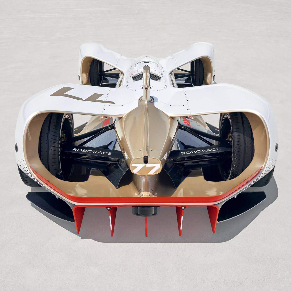 roborace's tweet image. Futuristic design at its finest. 📸: #BenedictRedgrove #Robocar #OscarNiemeyer @DanielSimonCom