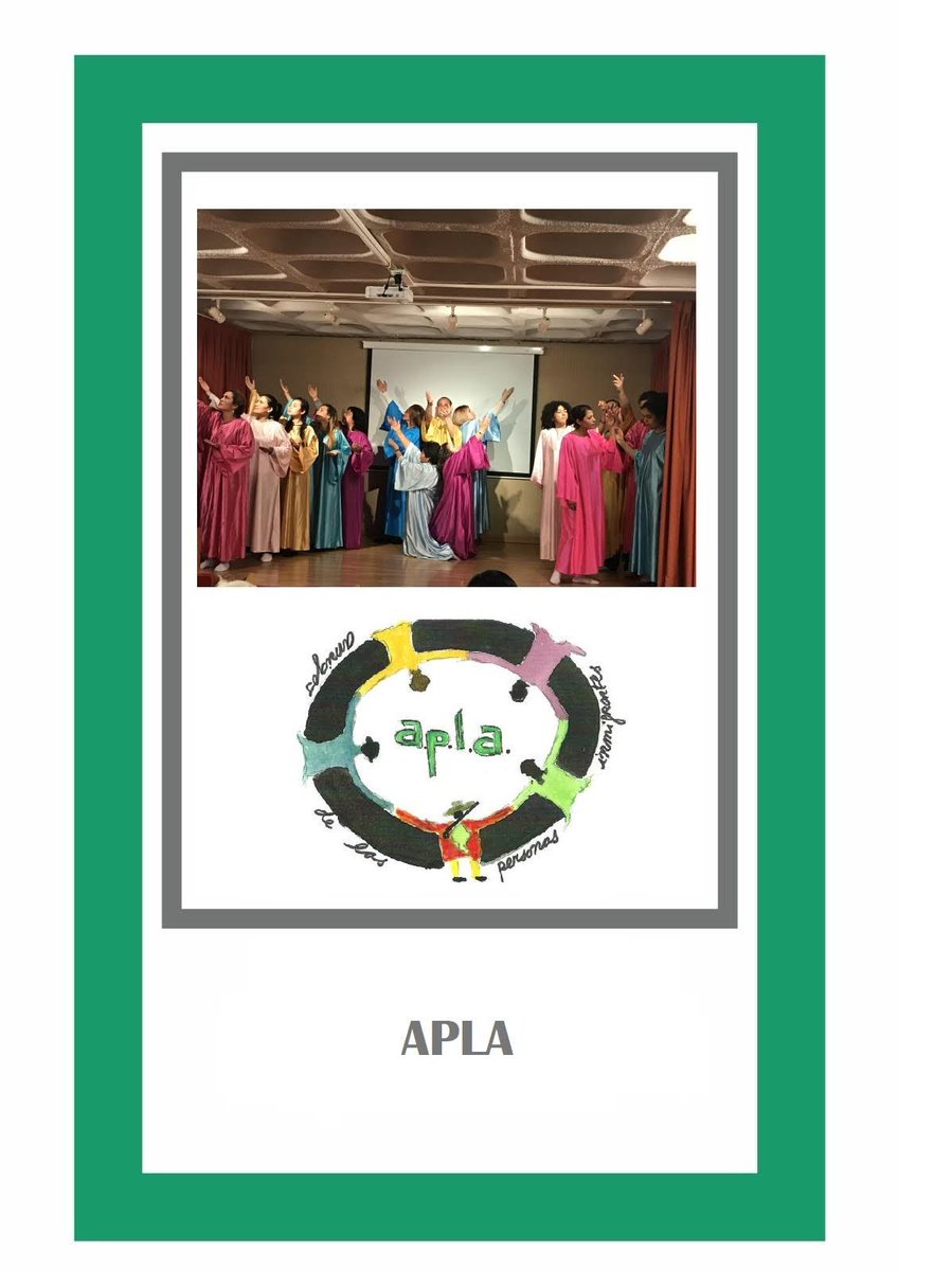 FSTA1982's tweet photo. 🧩Proyecto: APLA 🗣
🏁Objetivo: Acogemos, formamos y ayudamos a personas inmigrantes 👳🏽♀️
📍Dónde: Madrid
#PorYParati #XXXVIIFSTA https://t.co/LPoMr3xhXm