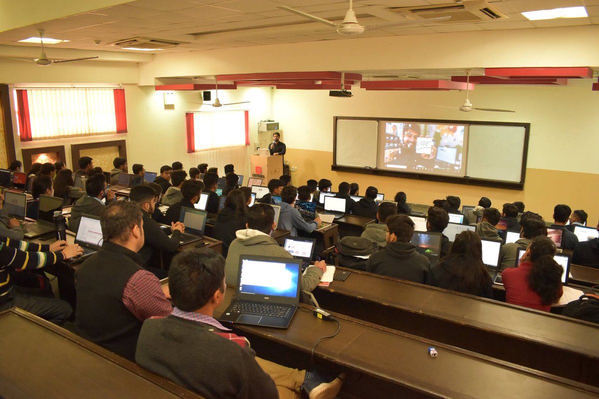 ChitkaraU's tweet image. Mr. Saksham Choudhary, #CyberSecurity #Researcher &amp;amp; Co-Founder,  #Learncodeonline; took a two-day workshop on &apos;Information #Security &amp;amp; #Ethical #Hacking&apos; organised by #ACM Student Chapter, Dept of #CSE, CUHP.