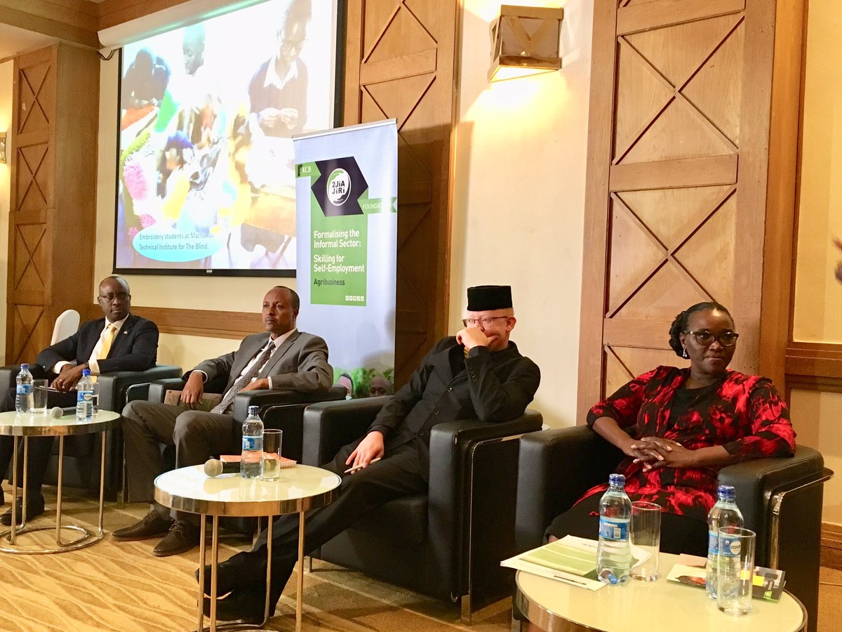 KCBInKenya's tweet photo. Panel session on inclusive economic growth for Persons with Disability. Panelists include Senator @MwauraIsaac1, Chief Administrative Secretary from the Ministry of Labor &amp; Social Protection Hon. Abdul Bahari &amp; our KCB Foundation MD @jane16mwangi https://t.co/9Qmw61erAx