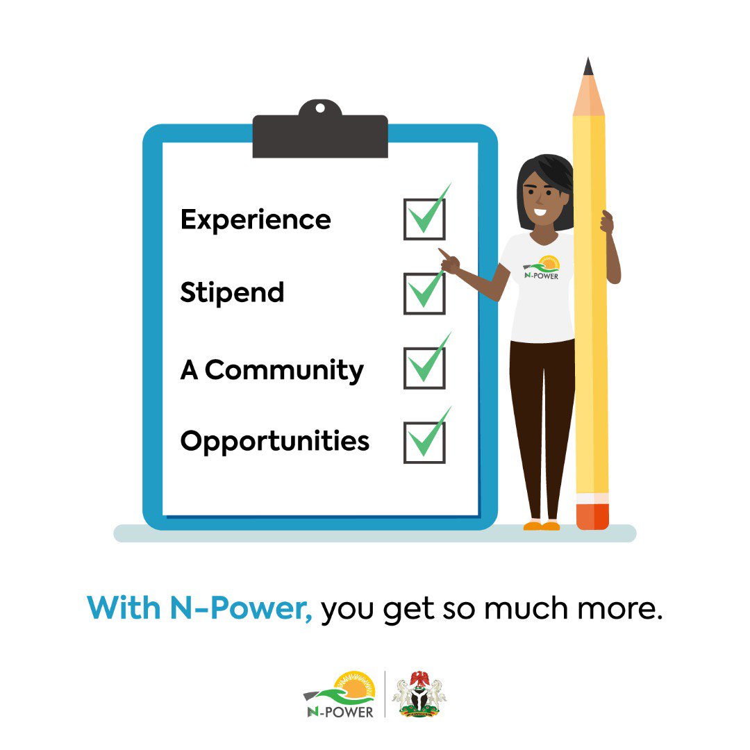 npower_ng's tweet photo. N-Power is a community and it is much more than the skills and experience we learn on the journey. It is so much more.

#NPowerNG https://t.co/4nfDDzQ0cx