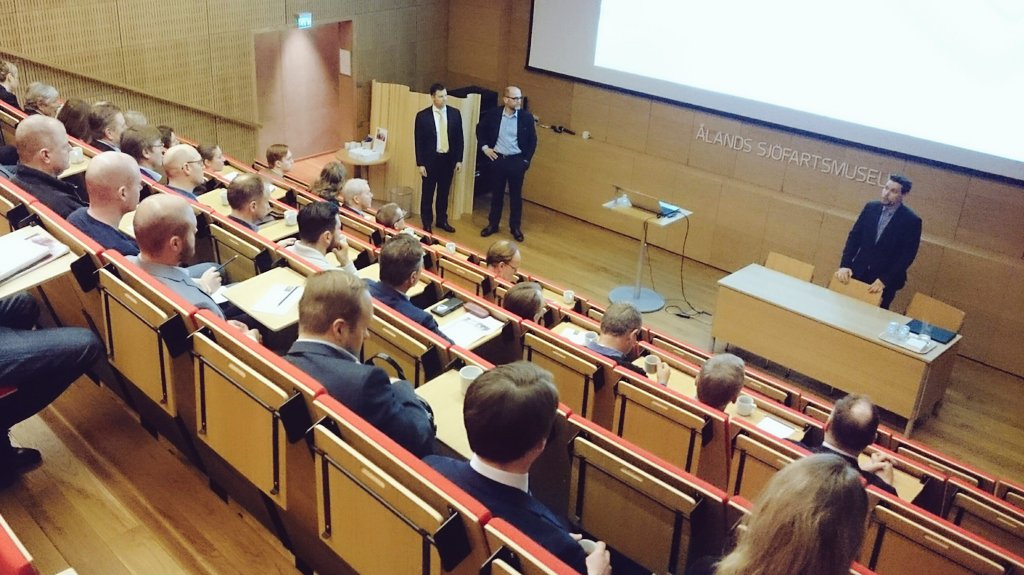 ceciliamickos's tweet photo. @KPMGFinland årliga seminarium på Åland. Idag börjar vi med företagsvärdering och avslutar med smarta och hållbara öar. https://t.co/K99LZHmfCJ