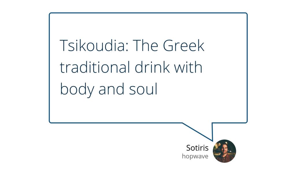hopwave's tweet photo. A year ago we published "Tsikoudia: The Greek traditional drink with body and soul" https://t.co/hX1UFmQpm6 #Hopwave #Greece #Wine #Tsikoudia https://t.co/lSfB4ap4au