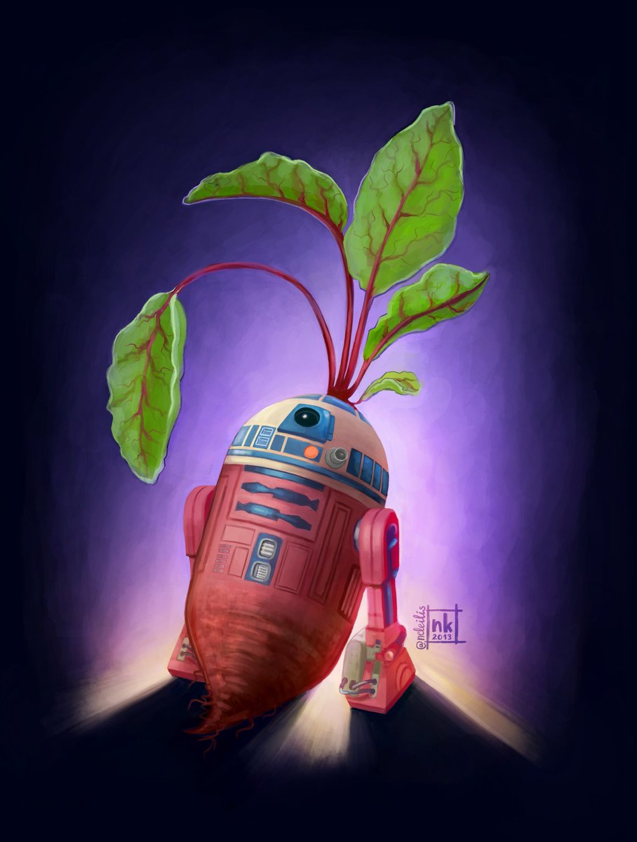 NelEilis's tweet photo. R2-Beetroot #StarWars https://t.co/sN6o2Qkl7e