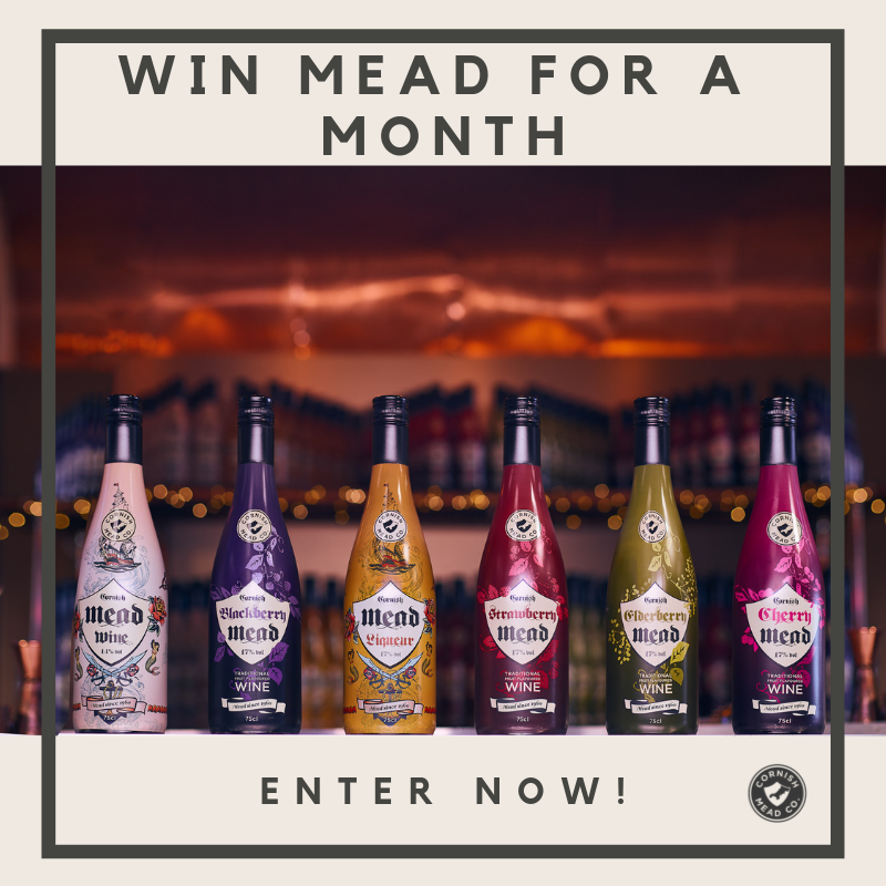 cornishmeadwine's tweet photo. We're celebrating the newlywed tradition of giving Mead for a month. Enter our free competition for a chance to win a month's supply of Mead!
Enter online here: https://t.co/ArRyPMJMOY
Good Luck ๐ค ๐ค ๐ค
#Mead #Winmead #Competition #Freemead #Lovemead #Entertoday https://t.co/vrpRlX2eGU