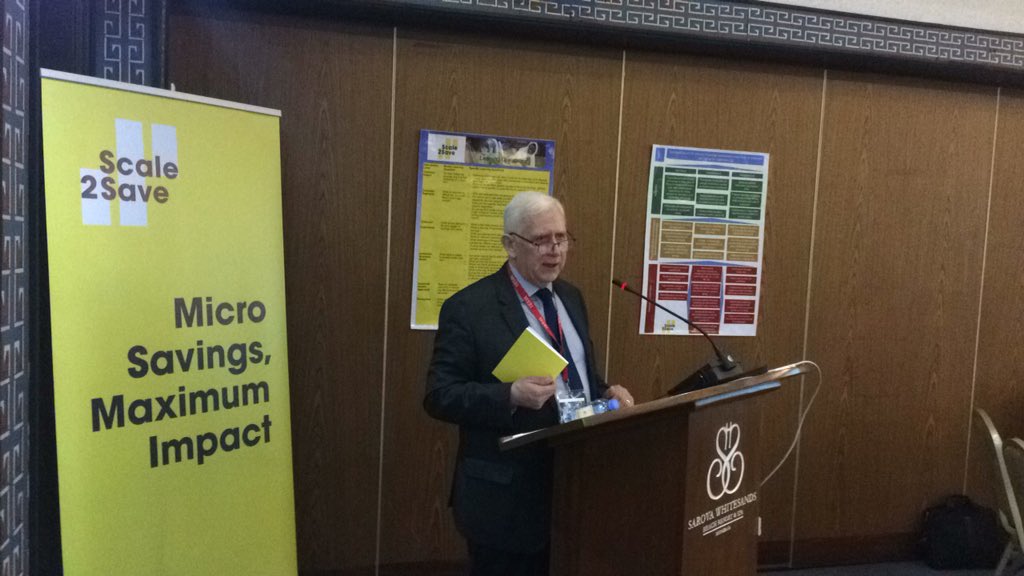 scale2save's tweet photo. .@Radcliffe_WSBI unveils @scale2save report to #S2SworkshopKENYA: Dormancy an issue for banks. https://t.co/ASYiLZGrVO