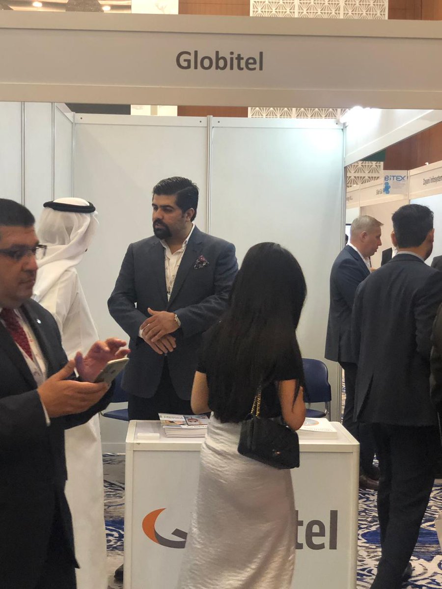globitel_int's tweet photo. Our own Fahed at our Bitex booth talking about the latest trends in software and ICT. #CustomerExperience #Analytics #SpeechAnalytics #Bitex2019 #Bitex19 #Bahrain https://t.co/W94aXD0QjW