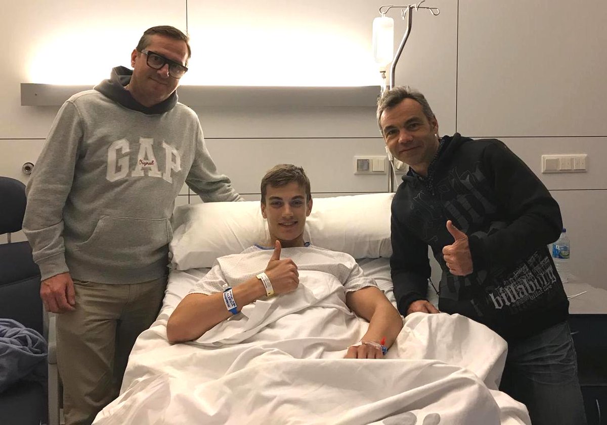 TeamStylobike's tweet photo. The surgery of Piotr Biesiekirski at the Hospital Universitari Dexeus in Barcelona has gone very well. Get well soon Piotr!!
#stylobiketeam #moto2 @CEVMotorcycle #piotrbiesiekirski https://t.co/oJVzJNbWM5