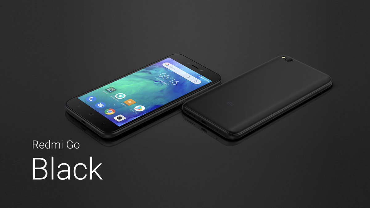 XiaomiIndia's tweet photo. Mi fans, presenting #RedmiGo #AapkiNayiDuniya

- Qualcomm® Snapdragon™ 425
- Android™ Oreo™ (Go Edition)
- 3000mAh Battery
- 8MP Rear camera with LED Flash
- 5MP Selfie camera
- 5" HD display
- 4G Network Connectivity
- Color: Blue &amp; black
- Price: ₹4,499

RT &amp; spread the ❤️ https://t.co/aanAoiauqj