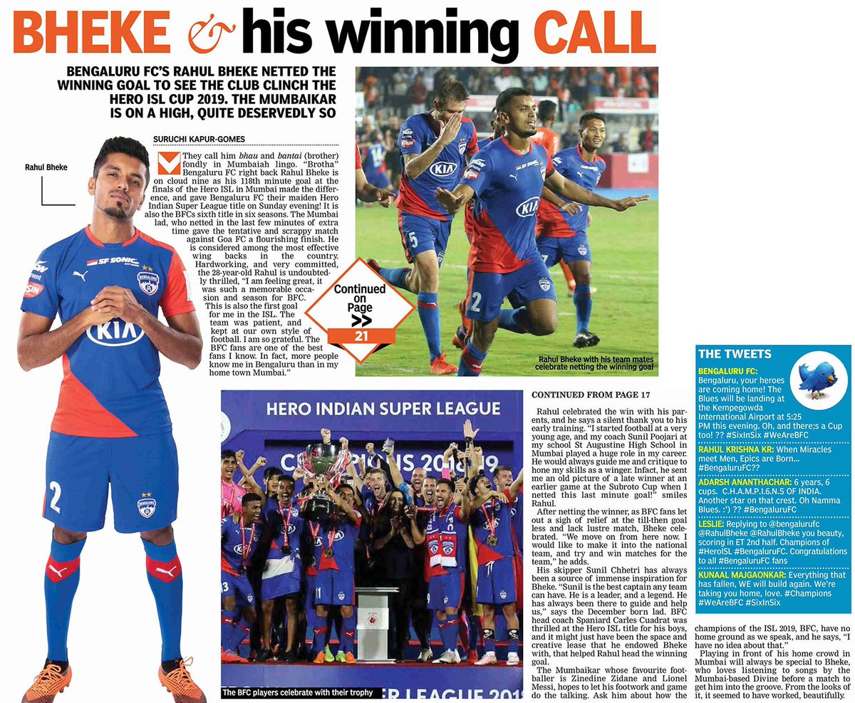 Bengaluru FC tweet media