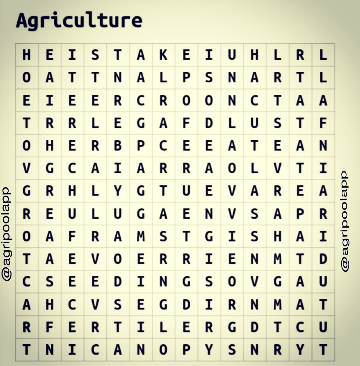 agripoolapp's tweet photo. #triviatuesday... which agricultural words can you identify in the image?.. let the games begin..
We'll start "HOE" ๐..
#Agriculture #agripoolapp https://t.co/8IxgvG6v8e