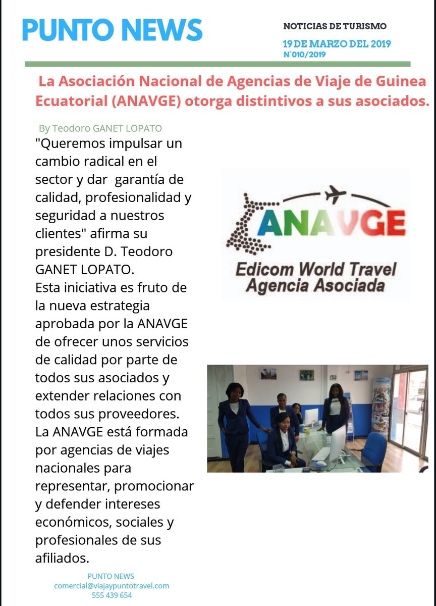 PUNTO NEWS, habla hoy de nosotros. <a href="/eurekeando/">Eurekeando Guinea Ecuatorial</a> <a href="/GuineaMarket/">GUINEAMarket</a> <a href="/guinealia/">GUINEALIA.COM</a> <a href="/guineaturismo/">Guinea Turismo</a> <a href="/GacetadeGuinea/">Gaceta de Guinea</a> <a href="/GanetLopato/">Teodoro Ganet Lopato</a> <a href="/EbutViajes/">Ebut Travel - Agencia de Viajes</a> <a href="/Ruta47/">RUTA 47</a>