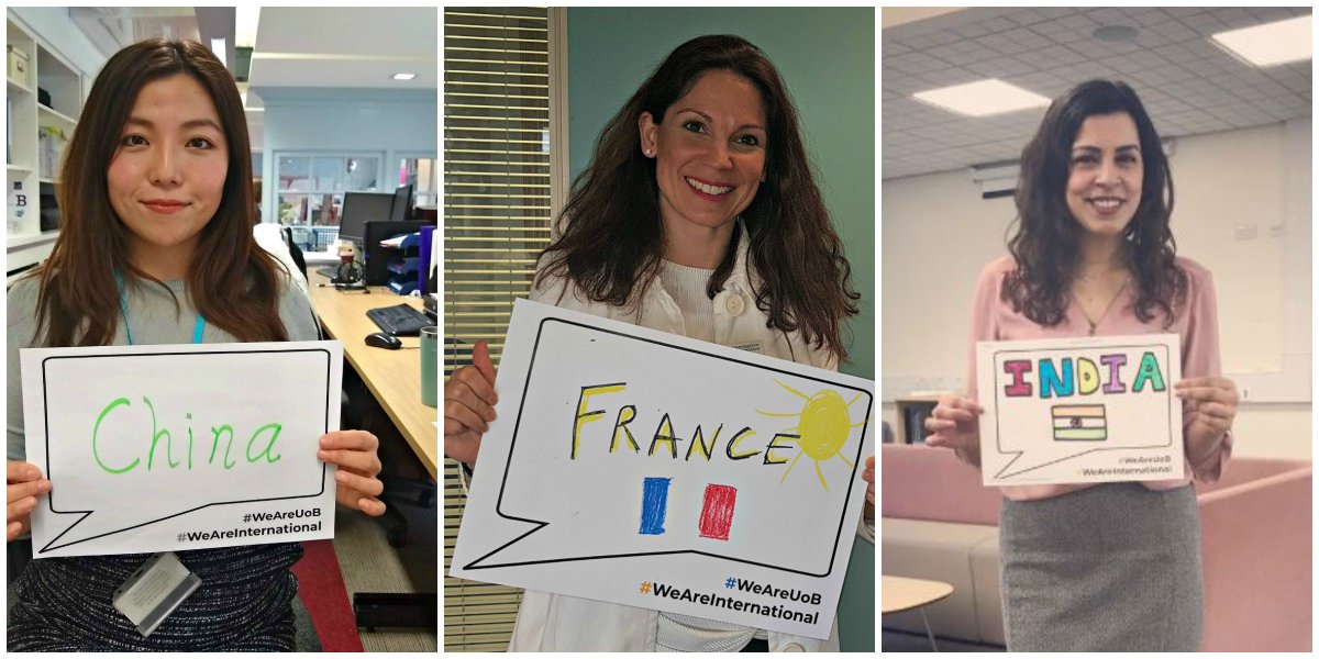 oldjoeclock's tweet image. I love that the University is celebrating our international staff this week and sharing their images. 
Having such a global team really is our superpower 💪 
#WeAreInternational
