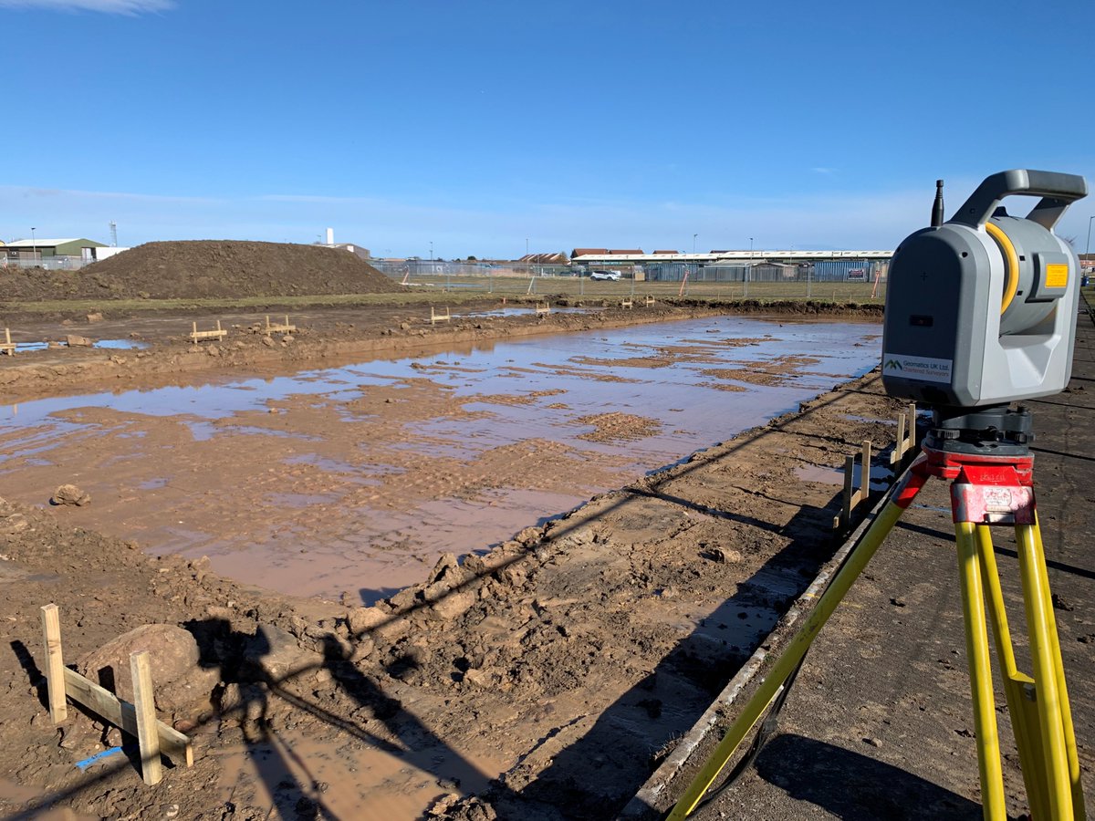 Geomatics_Uk's tweet photo. Setting out profile boards for DP Builders in Amble with our Trimble SX10 - just as good setting out as it is laser scanning. Great bit of equipment!

#trimble # trimbleSX10
https://t.co/5LnBtDrYal https://t.co/XLaatZ7H1p