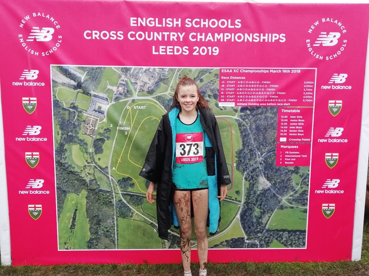 The wet, windy weather didn’t hold Amelia back at the English Schools XC Championships this weekend, as she finished a brilliant 18th out of 353! 🌧️🏃‍♀️ 👏 Read the full story here 👉 bit.ly/2ucv0SY