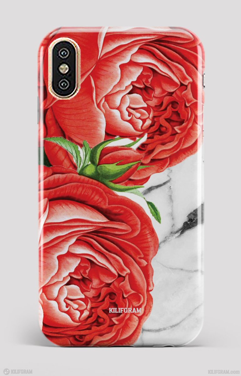 Kırmızı Güller ve Beyaz Mermer iPhone kılıf 🌹ÖZEL TASARIM📌 [iPhone 6'dan iPhone X'e] #kılıfgram bit.ly/2FnSniP