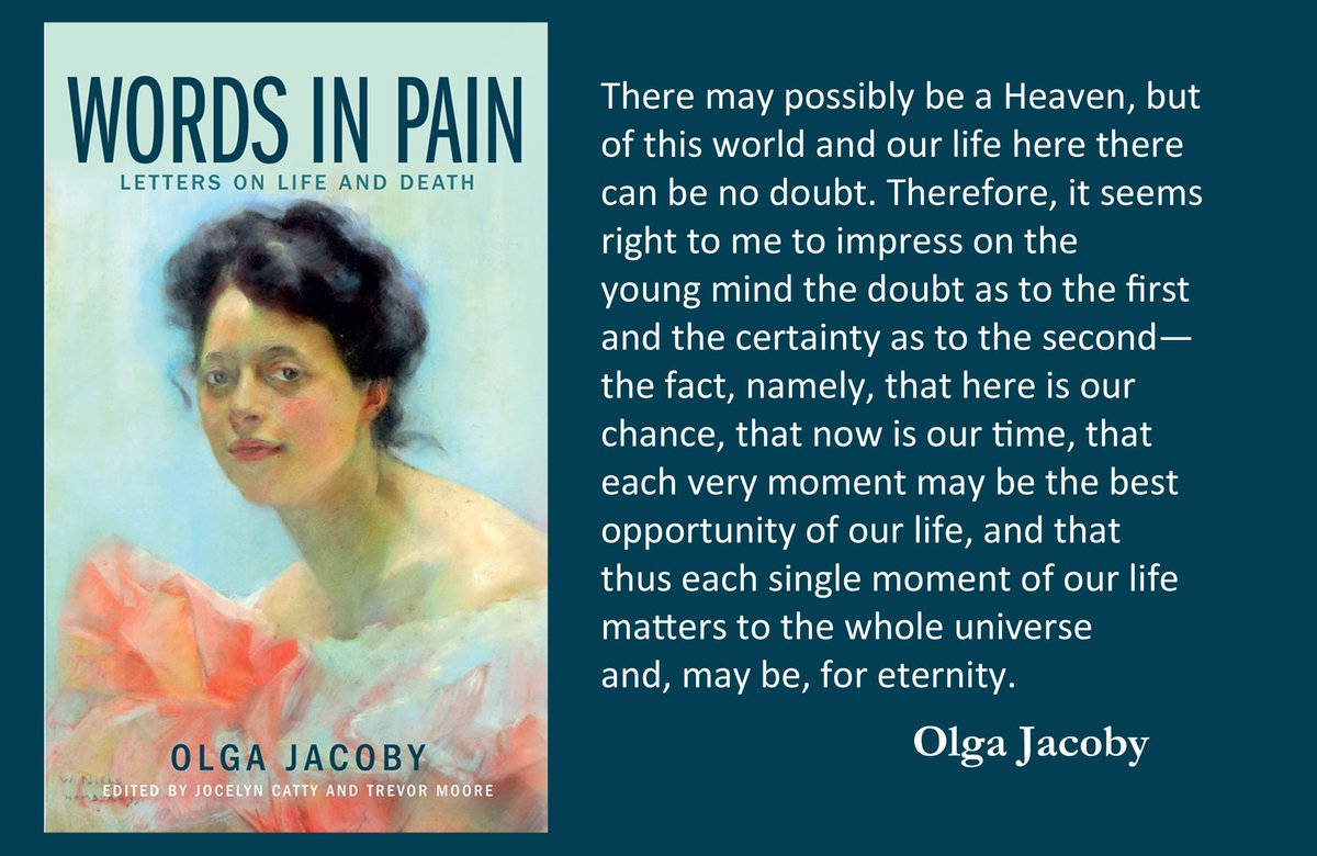 WordsInPain's tweet photo. The early C20th rationalist Olga Jacoby, who called herself agnostic, had firm ideas about educating children and allowing them to make up their own minds...an idea that resonates a century later [graphic] #rationalism #humanism @alomshaha @jimalkhalili @theAliceRoberts https://t.co/qbhGWXYvkq