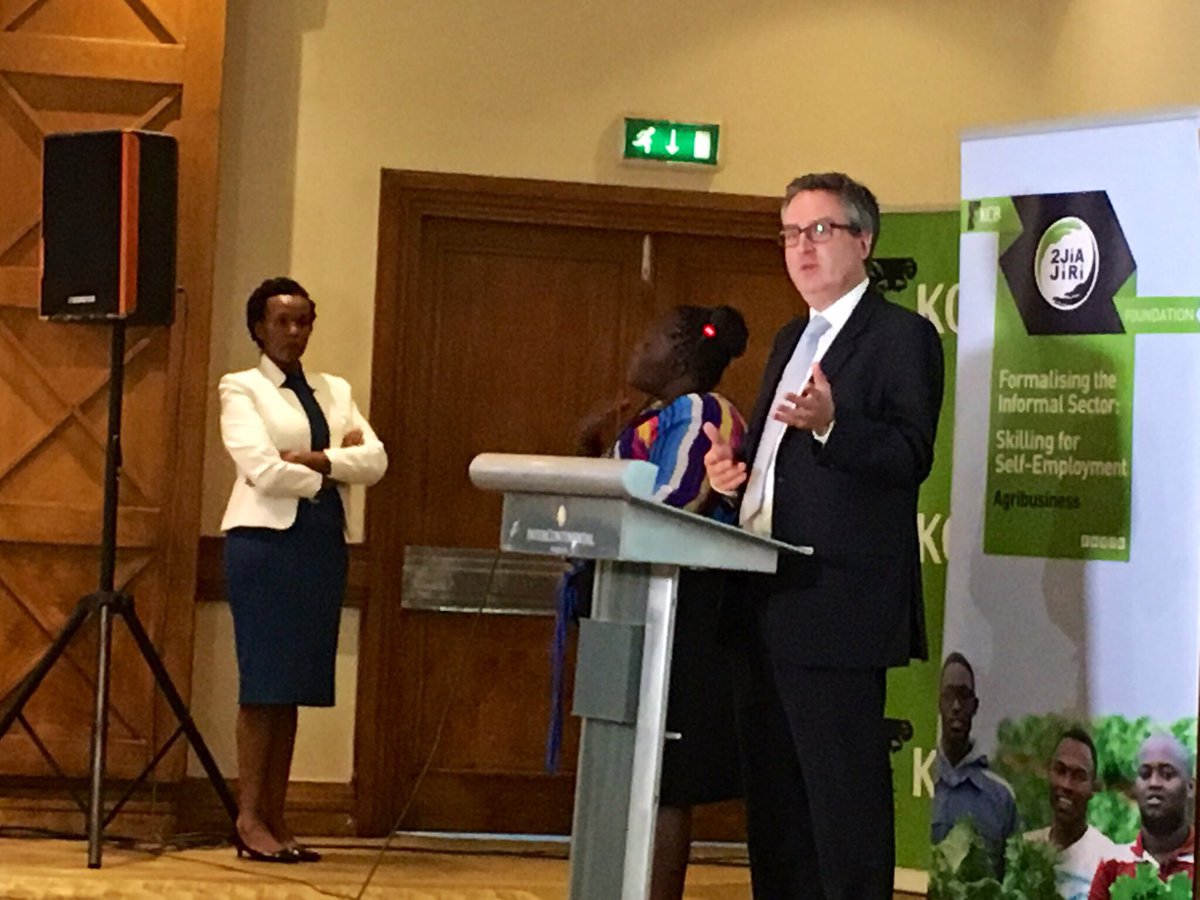 KCBInKenya's tweet photo. “Opportunities exist. Despite the obstacles that life lays on your path, you need to strive to ensure that you take advantage of those opportunities.” @HCNicHailey https://t.co/q27EipZbAw